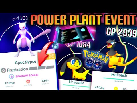 *TM FRUSTRATION IN NEW EVENT* Helioptile & Heliolisk Move + Stats in Pokemon GO // Power Plant Event