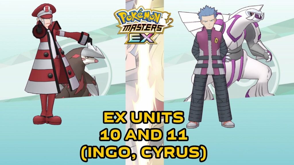 Pokemon Masters EX - Cyrus/Dialga and Ingo/Excadrill are my 10th and 11th EX Units!