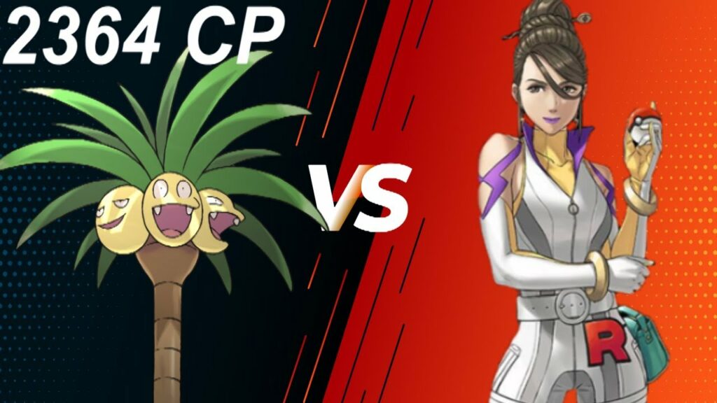 Alolan Exeggutor VS Team Rocket Leader Sierra in Pokemon Go (#shorts)