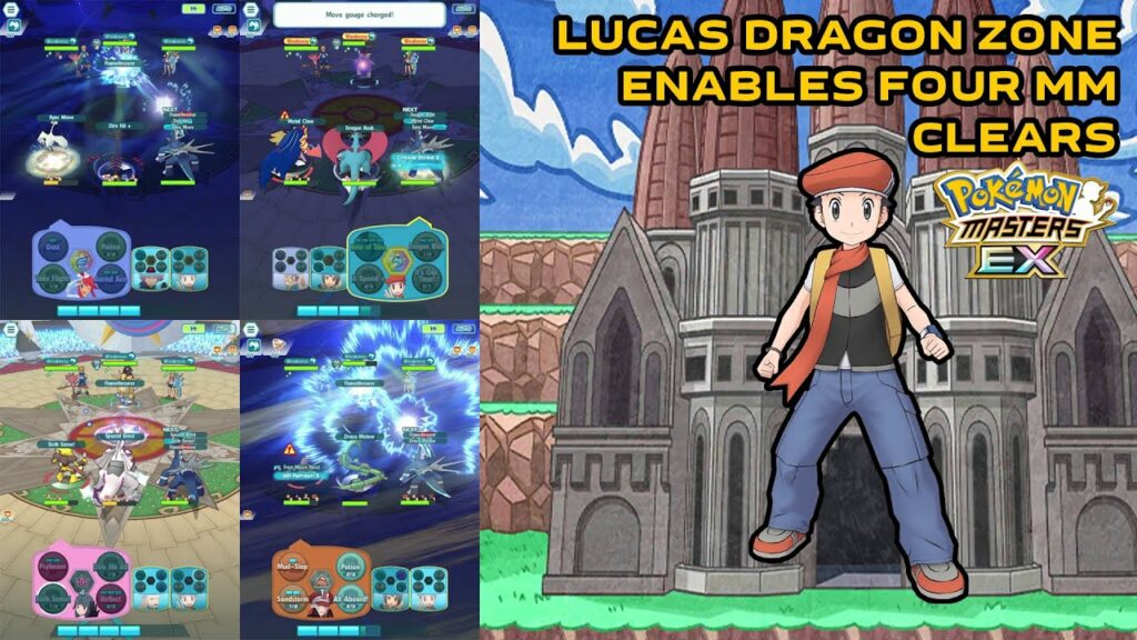 Pokemon Masters EX - 4 Lucas teams (Zinnia/BP Zinnia/SS Leon/EX Cyrus) for 2K MM!