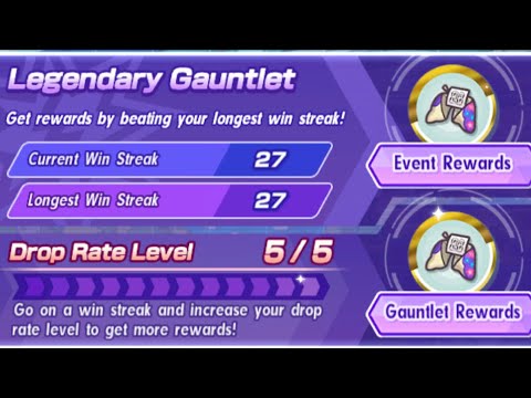 25-27 Winstreak Legendary Gauntlet | Pokemon Masters EX