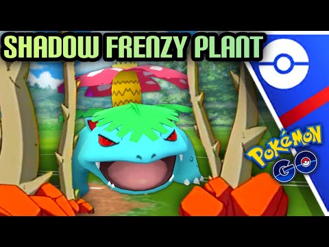 Shadow Frenzy Plant damage unbelievable in GO Battle League for Pokemon GO // Release the Venusaurs