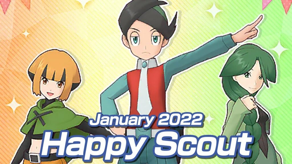 [Pokemon Masters EX] HAPPY SCOUT (January 2022) | Pokemon Masters Day 25 Gems + 100 Paid Gems Multi