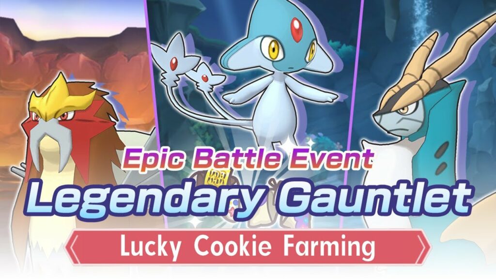 [Pokemon Masters EX] LUCKY COOKIE FARMING | Epic Battle Event - Legendary Gauntlet