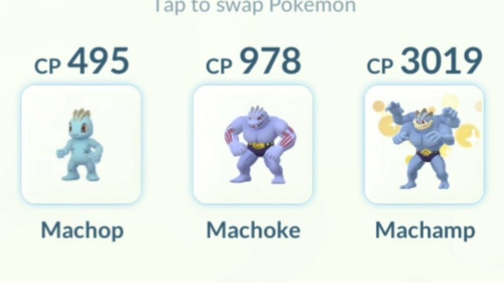 Pokemon Go but I can only use Machop Evolution Line!