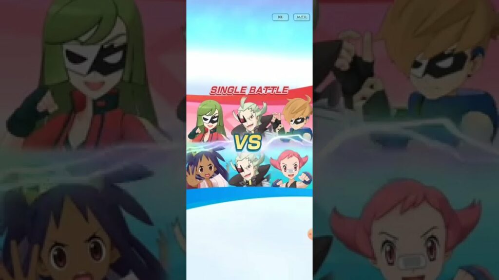 Ice Kingdom Team VS Frozen Jester Team!! Pokemon Masters EX#shorts
