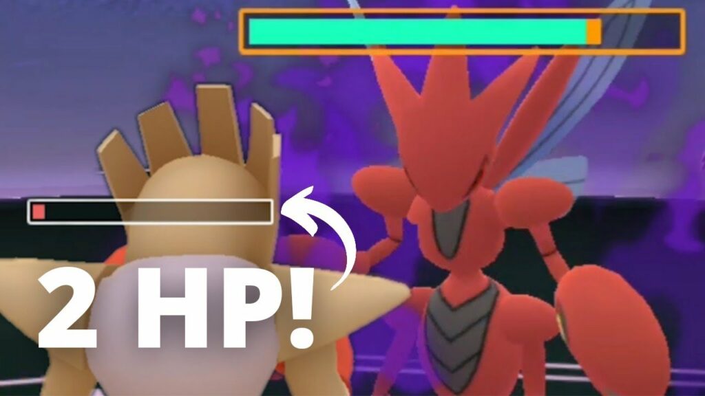 Can a 2 HP Hitmonchan Defeat 11,000 CP Scizor? (Pokemon Go)