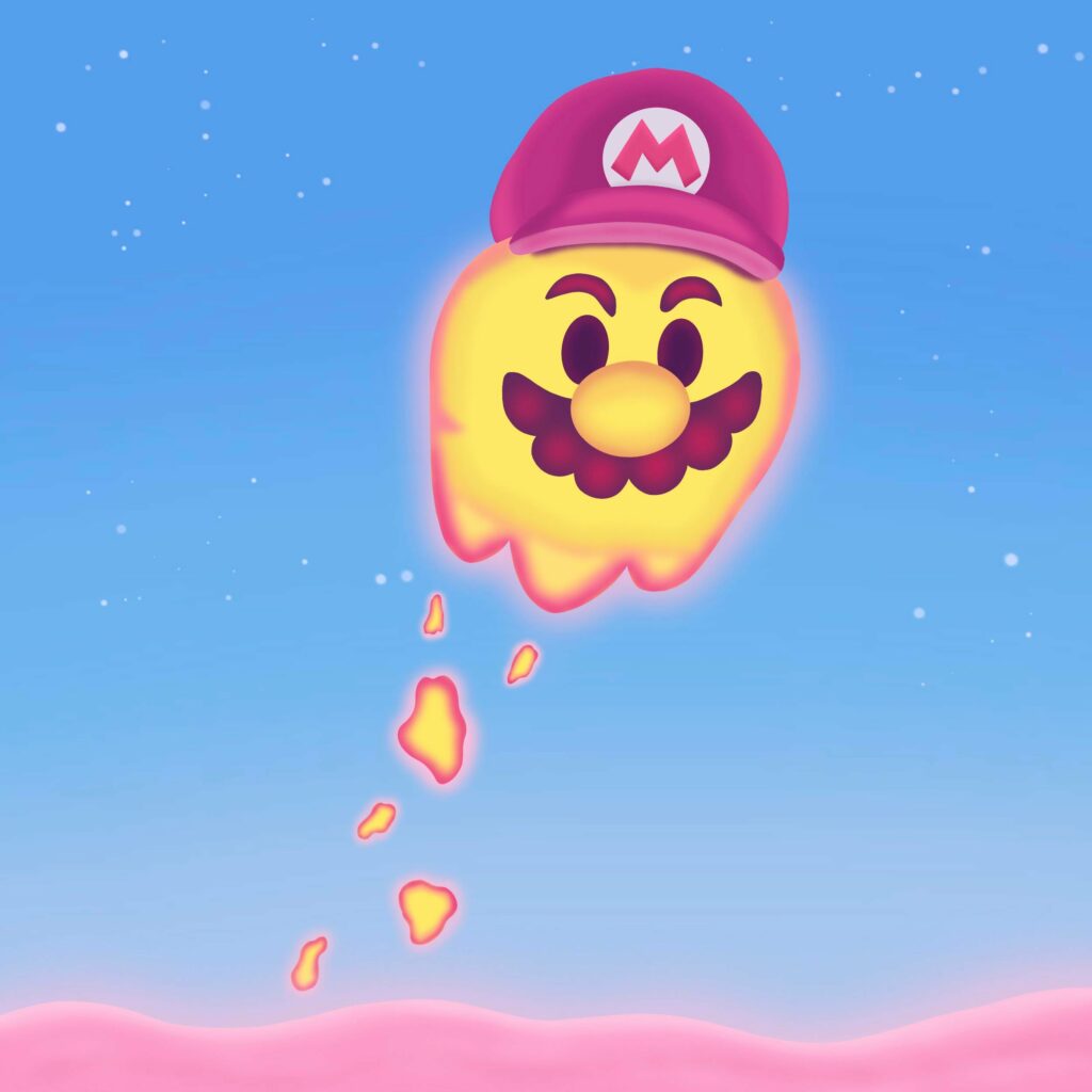 Some Mario Odyssey fan art of one of my favorite capture designs [OC]
