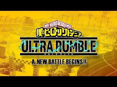 My Hero Academia: Ultra Rumble reveal trailer (battle royale)