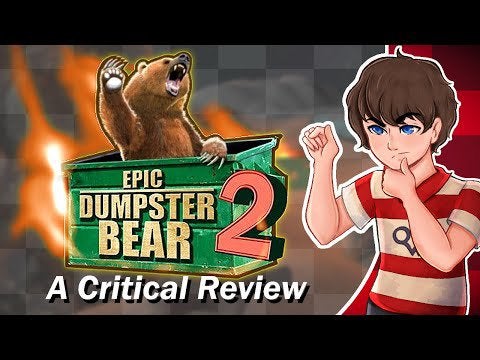Comedic Indie Platforming - Epic Dumpster Bear 2 Review [New eShop Release]