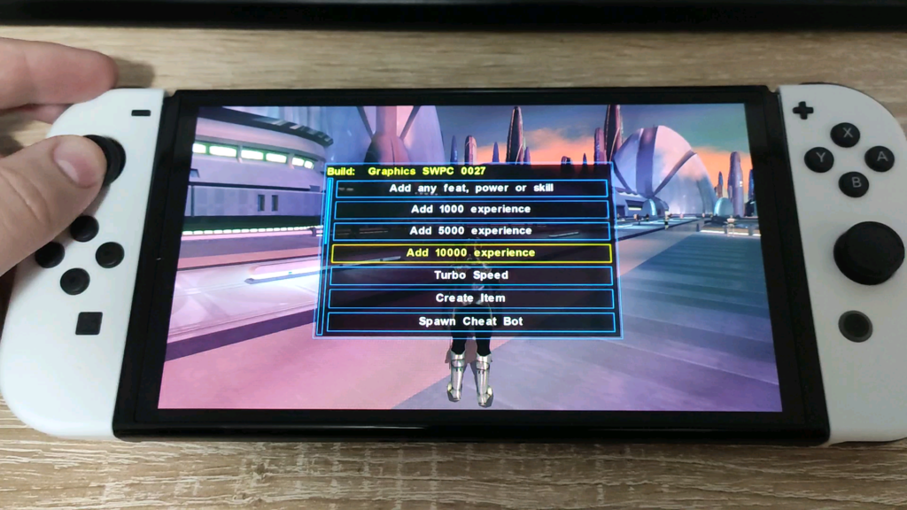 You can use cheats now on SW Kotor by pressisng down the left stick three times