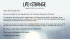 Life is Strange Remastered Collection for the Nintendo Switch delayed to later 2022