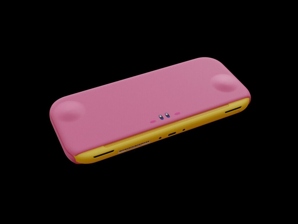 Kirby Switch Lite Flip Cover