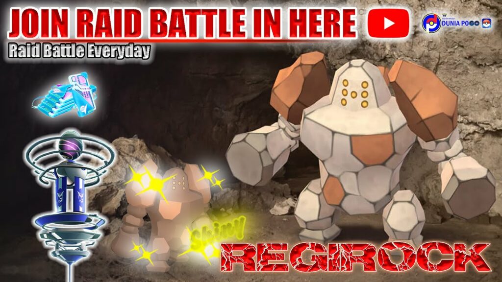 Live Join Raid Battle Pokemon Legendary Regirock | Pokemon Go 1 Februari 2022