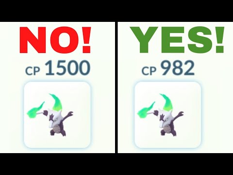 Pokemon Go but I can't use Pokemon above 999 CP!