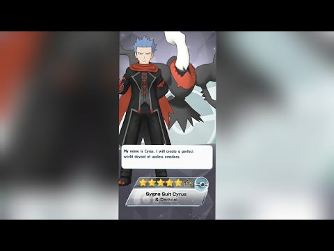 (Sygna Suit Cyrus & Darkrai) Pokemon Masters EX Indonesia Special PokeFair Scout Edition Multi Gacha