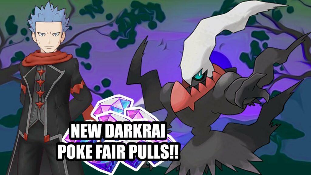 NEW POKE FAIR CYRUS AND DARKRAI ! Pokemon Masters EX Summons 01