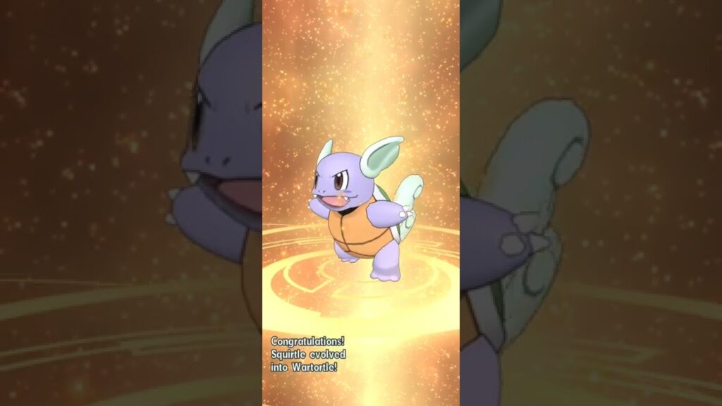 Shiny Squirtle evolution | Pokemon Masters EX