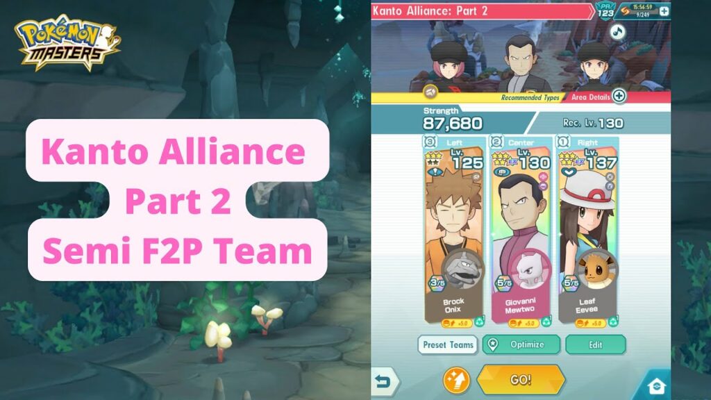 Pokemon Masters EX Kanto Alliance Part 2 (Semi F2P)