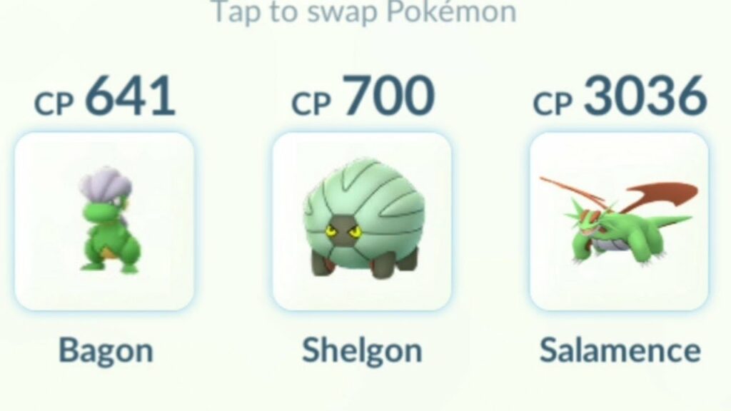 Pokemon Go but I can only use Bagon Evolution Line!