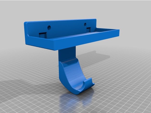 I created a wall dock/hanger for the Switch and Pro Controller