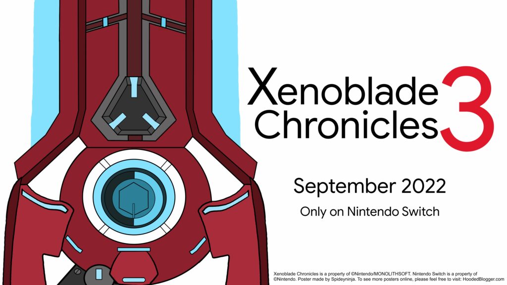 Poster I made for Xenoblade 3, hope you all like it! :D