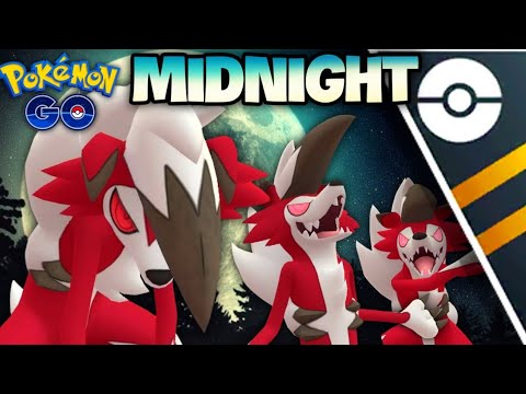 *NEW* Lycanroc midnight beast mode in Ultra GO Battle League Pokemon GO // New Gen 7