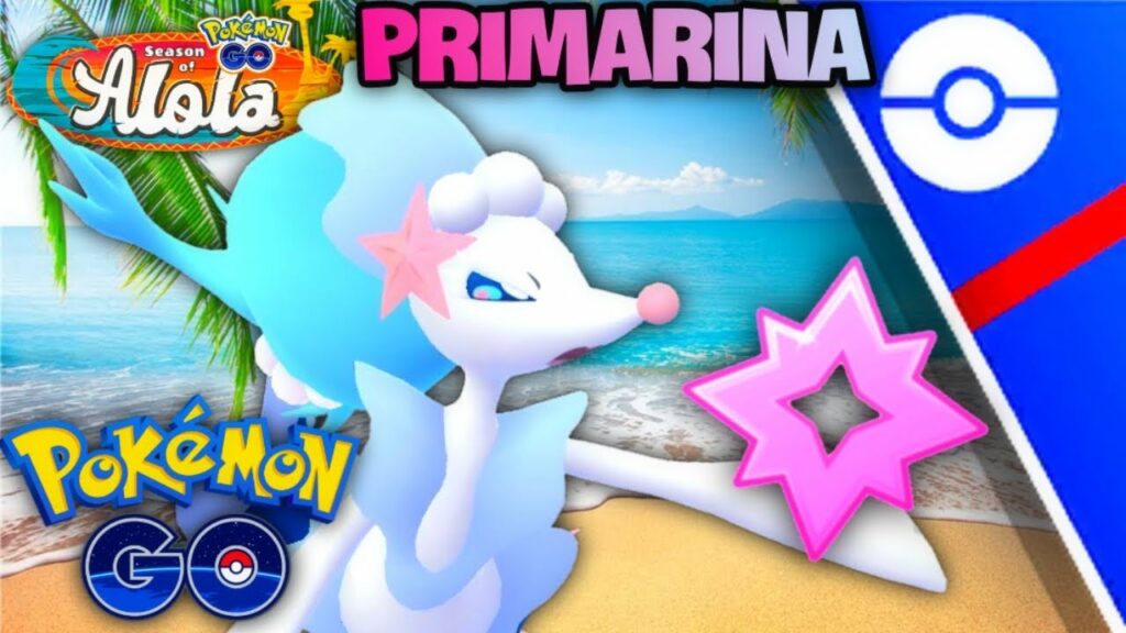 *NEW* Fairy Primarina Charming Great GO Battle League for Pokemon GO