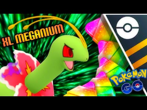 Shadow XL Meganium in Open Ultra GO Battle League for Pokemon GO // Worth the 400+ stardust