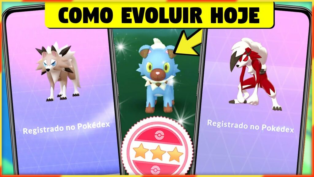 EVENTO ROCKRUFF SHINY POKEMON GO - Como EVOLUIR ROCKRUFF PARA LYCANROC no POKEMON GO