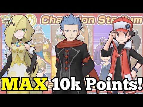 MAX 10k Points! Champion Stadium Alola Challenge Master Mode | Pokemon Masters EX