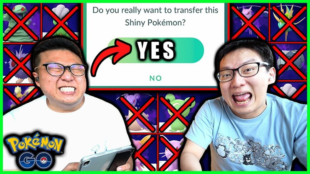 Loser Transfers Up To 30 of the RAREST Shiny Pokemon!! - Pokemon GO
