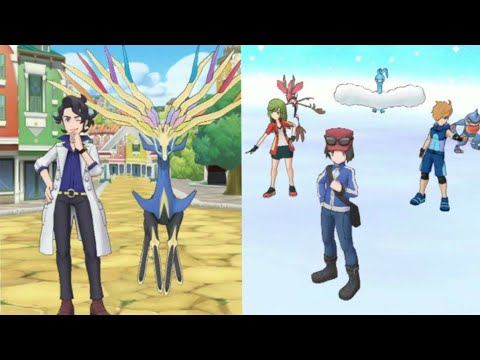 Sycamore teaches Calem a lesson (Extreme Battle Event - Calem's Might) [Pokemon Masters EX]