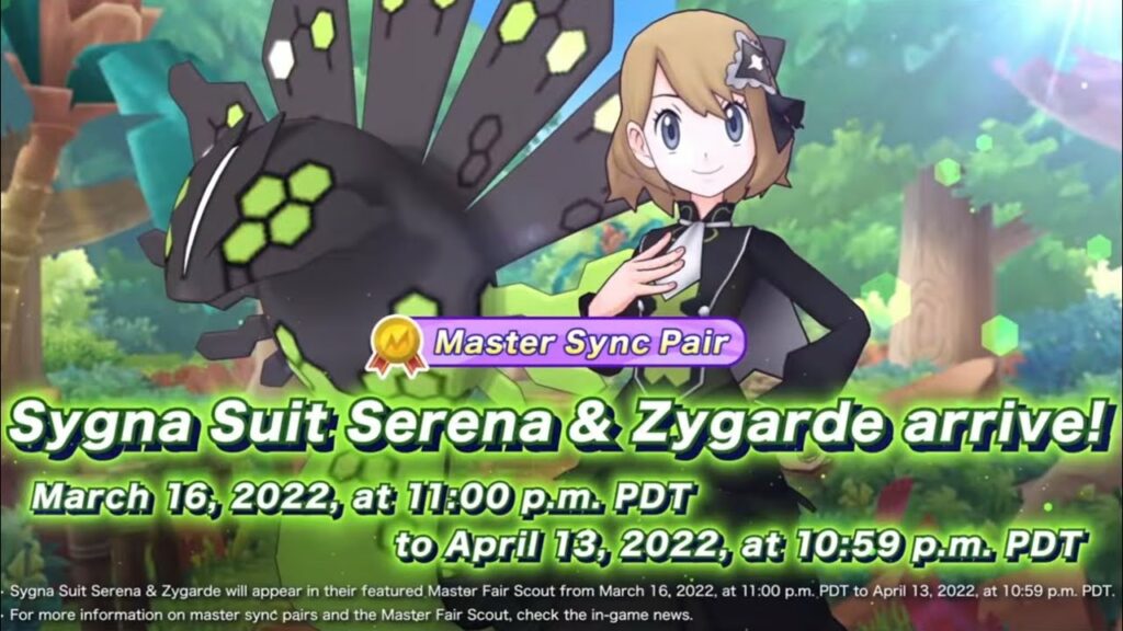 Pokemon Masters EX: SS Serena & Zygarde Master Fair Summoning