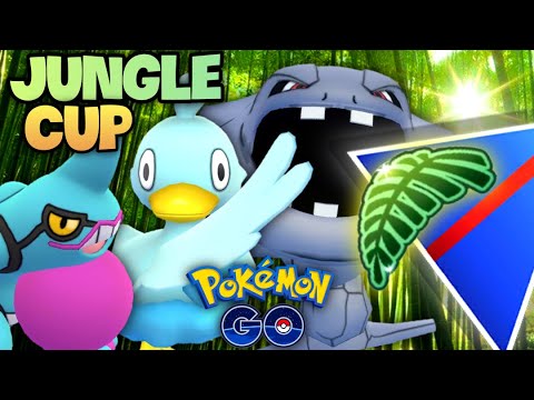 Steelix team in Jungle Cup GO Battle League for Pokemon GO // Shiny Toxicroak & Ducklett POWER