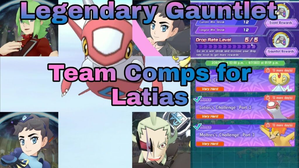 Pokemon Masters EX | Different Teams vs. Latias | Legendary Gauntlet