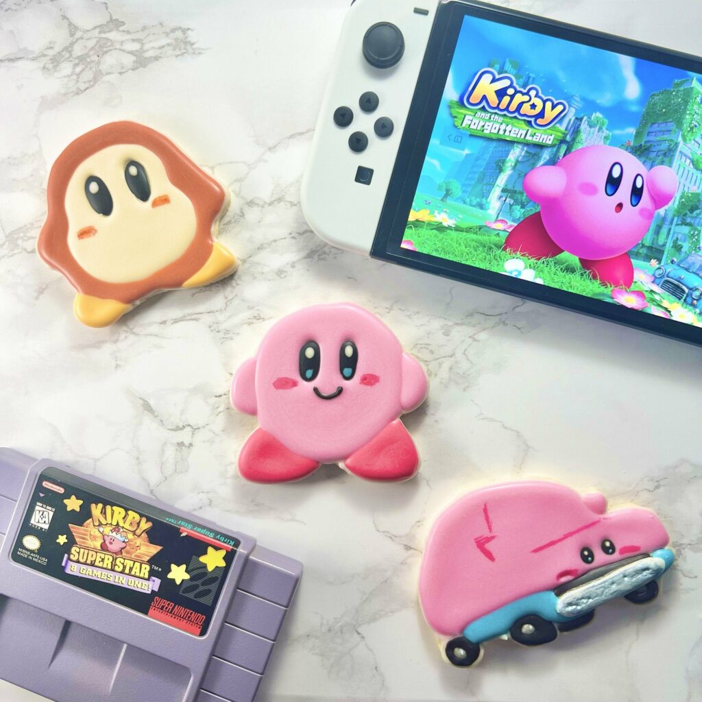 I Made Kirby and the Forgotten Land Cookies