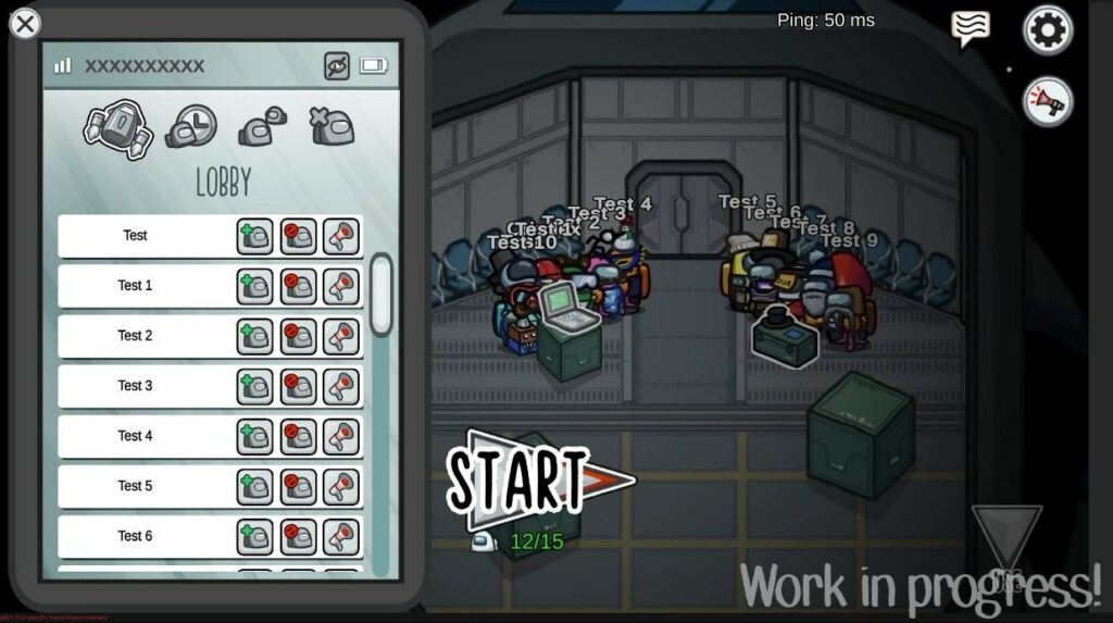 Friends List Progress | Dev Log Lobby | Among Us