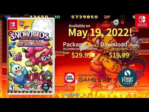 Snow Bros. Nick & Tom Special Official Gameplay Trailer