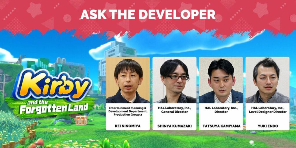My interesting point: Ask the Developer Vol. 4, Kirby and the Forgotten Land