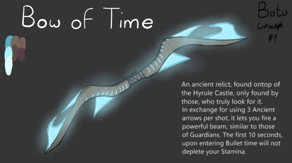 Here is a bow concept for Breath of the Wild made by me!