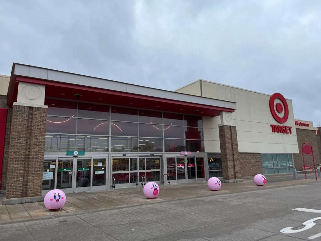 Target showing their excitement for new Kirby!