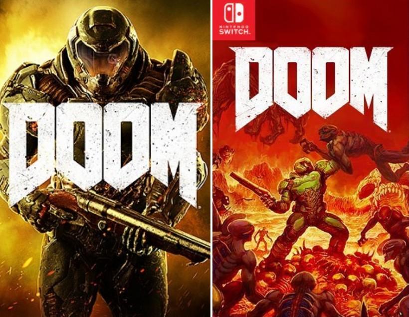 I loved that Nintendo chose the alternate cover art for Doom(2016)!
