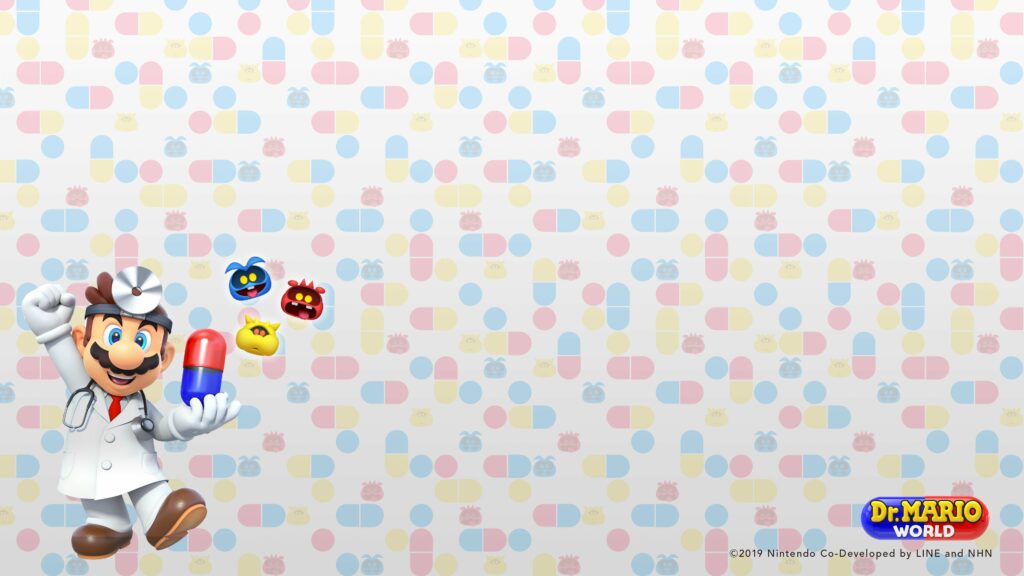 Here is the Dr. Mario World wallpaper for those that don't have it available in their country.