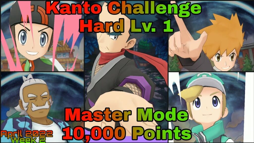 Pokemon Masters EX | Kanto Champion Stadium | Master Mode 10,000 Points | April 2022 Week 2