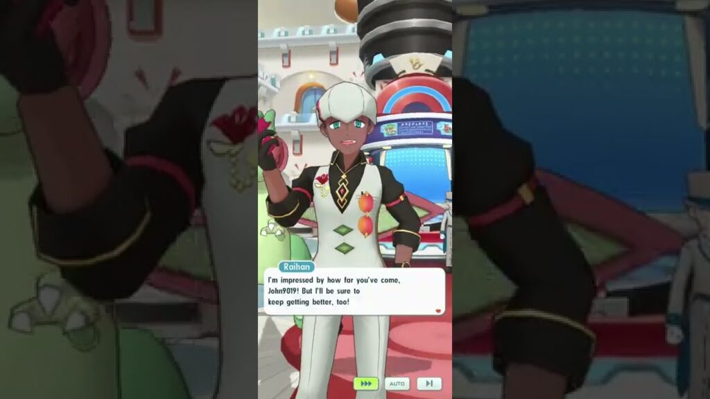 [Pokemon Masters EX] - Raihan being impressed by me and then talking about is rilvalry with Leon !!