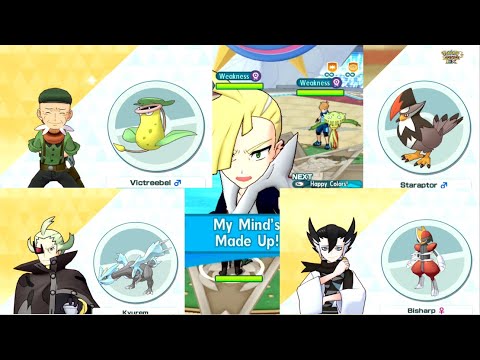 [Pokemon Masters EX] - Techs and Supports Run | 10000 Points Champion Stadium Master Mode Week 85 !!