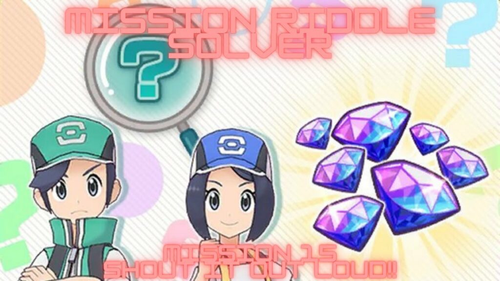 Solving Mission Riddle Number 15 | Pokemon Masters EX