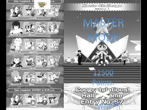 [Pokemon Masters EX] - 12500 Points Kanto Champion Stadium Master Mode Week 86 !!