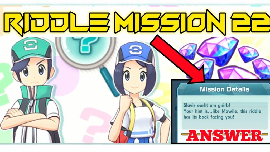 Pokemon Masters Ex l Riddle Mission 22 - To A Riddle Mission Battle Duh  Answer